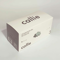 Callie Mask: 3-ply surgical face mask in Silver Lining & Blue Rain