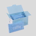 Callie Mask: A box of 50, 4-ply surgical face mask, made in Malaysia, in colour Windsurf Blue.