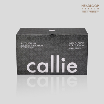 Headloop Design - 4 Ply Surgical Face Mask Rule The Night [50 pcs]