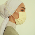 Callie Mask: A box of 50, headloop 4-ply surgical face mask made in Malaysia, in colour Neutral Beige